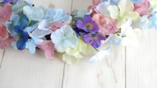 紫陽花リース
