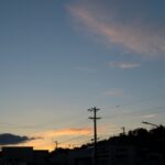 夕暮れの空