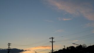 夕暮れの空